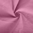 thumbnail image 6 of Women's Plus Size Imitation Linen Knee‑Length Shorts, Drawstring Elastic Waist Utility Pockets, Loose Sport Shorts for Beach Workout Daily | TruHer,Hot Pink L, 6 of 8