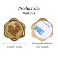 thumbnail image 5 of Wax Seal Stickers Envelope Seal Stickers Wedding Invitation Envelope Seals Self Adhesive Gold Stickers for Valentines Day Birthday Bridal Shower Party Best, 5 of 8