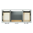 thumbnail image 5 of Ariel Hepburn 49 In. Oval Sink Vanity With Carrara White Countertop In Grey, 5 of 10