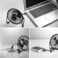 thumbnail image 1 of Ventilador USB ShuxiuWang para Oficina Bajo Nivel de Ruido 2 Velocidades Rotación 360 Grados Negro, 1 of 1