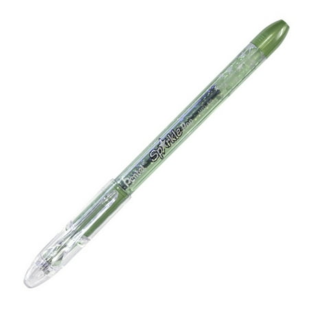 Pentel K91dd Sparkle Pop Metallic Gel Pen 1.0mm Green / Blue Ink