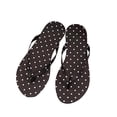 thumbnail image 6 of Narveanno Slim Flip Flops for Women, Ladies Shower Slippers Flat Sandals for Summer Bathroom Beach Pool, Lightweight Basic Thongs Rubber Soft Slide Slip-on Shoes Black 8.5, 6 of 6