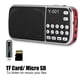 thumbnail image 3 of Radio Fm Estéreo De 78-108 Mhz Radio De Tarjeta Tf Digital Con Cancelación De Ruido De Alta Sensibilidad - Rojo Yuarrent EL006694-00, 3 of 6