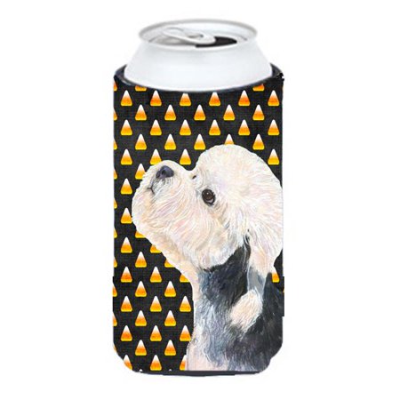 

Dandie Dinmont Terrier Candy Corn Halloween Portrait Tall Boy Hugger
