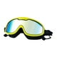 thumbnail image 3 of Gafas de natación a prueba de fugas, ajustables para adultos, modernas, con visión amplia, para deportes acuáticos, esnórquel y piscina. Negro Amarillo, 3 of 8