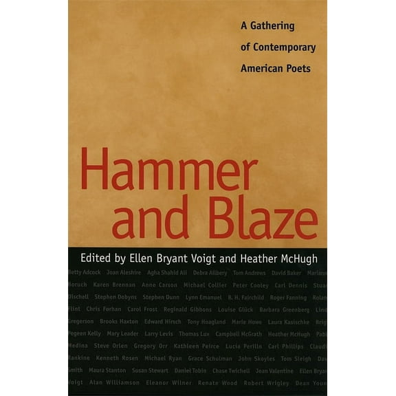 Hammer and Blaze: A Gathering of Contemporary American Poets, (Paperback)