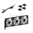 thumbnail image 3 of de soporte de soporte de montaje de ventilador Ventiladores dobles, para ventilador de 8/9/12 cm, soportes de disipador de calor, herramientas de CUTICAT Soporte del disipador de calor, 3 of 5