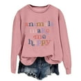 thumbnail image 4 of Christmas Sweatshirt Animal Lover Crewneck Pullover Sweater Whimsical Appreciation Cozy Soft Casual Wear For Ugly Christmas Sweater, 4 of 5