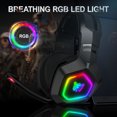 thumbnail image 2 of ONIKUMA K10 RGB Gaming Headset Audífonos con cable con micrófono Audífonos con cancelación de ruido Abanopi Negro, 2 of 7