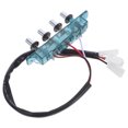 thumbnail image 3 of Shisuyan 1 Set Range Hood Control Keyboard Switch Piano Type 4-Buttons Range Hood Push Button Switch for Kitchen Appliance Accessories, 3 of 8