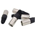 thumbnail image 5 of 10Pcs 3 Pin XLR Solder Type Connector 5 Male + 5 Female Plug Cable Connector Microphone Audio Socket, 5 of 5