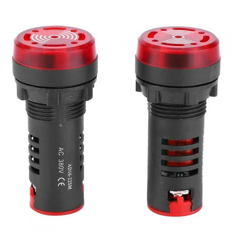 

DOACT LED Buzzer AD16-22SM Model Buzzer Module 22mm Luminosity ≥100cd/m² Red LED BERM Marine Equipment CNC Lathe