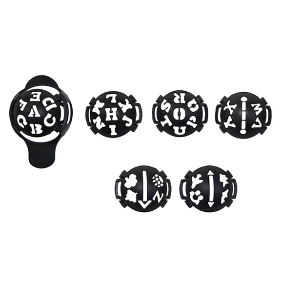 Golf Line Marker Tool, Alignment Practice Stencil Templates, Curved Holder Accessory, Training Marks, Manual Positioning Guide