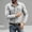Gray, variant on Men's Western Long Sleeve Button Shirt Snap Button Double Chest Pocket Slim Fit Classic Cowboy Style Top for Casual Outdoor and Daily Wear Black XXXL