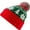 Green, variant on Xfvqtps Unisex Men and Women Beanie Knitted Christmas Tree Snowflake Print Plush Pompom Stretch Soft Windproof Coldproof Warm Outdoor Winter Skull Cap Green