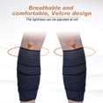 thumbnail image 4 of Sonducket 1 vendaje de compresión de alta elasticidad de 40 ~ 180cm, cinta de kinesiología deportiva para tobillo, muñeca, rodilla, pantorrilla, Gimnasios en casa azul 120cm Sonducket OD000837-09, 4 of 6
