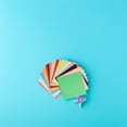 thumbnail image 1 of GOOHOCHY 200 Pcs Decorative Craft Paper For Paper Crafting Multi Colored Wood Pulp For Giving, 1 of 6
