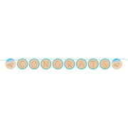 Beach Love Circle Ribbon Banner