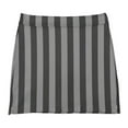 thumbnail image 6 of Black And Gray Vertical Stripes Women's Shorts Non-Slip Single Pocket A-line Trouser Skirt Summer Shorts Casual Shorts for Women, 6 of 7