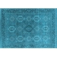 thumbnail image 1 of Ahgly Company Indoor Rectangle Oriental Light Blue Industrial Area Rugs, 6' x 9', 1 of 4