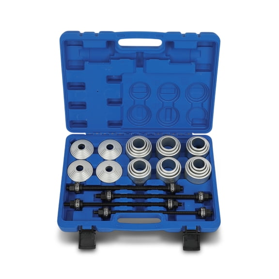 28PC Universal Press Pull Sleeve Kit Bush Bearing Removal Insertion Tool Kit Set