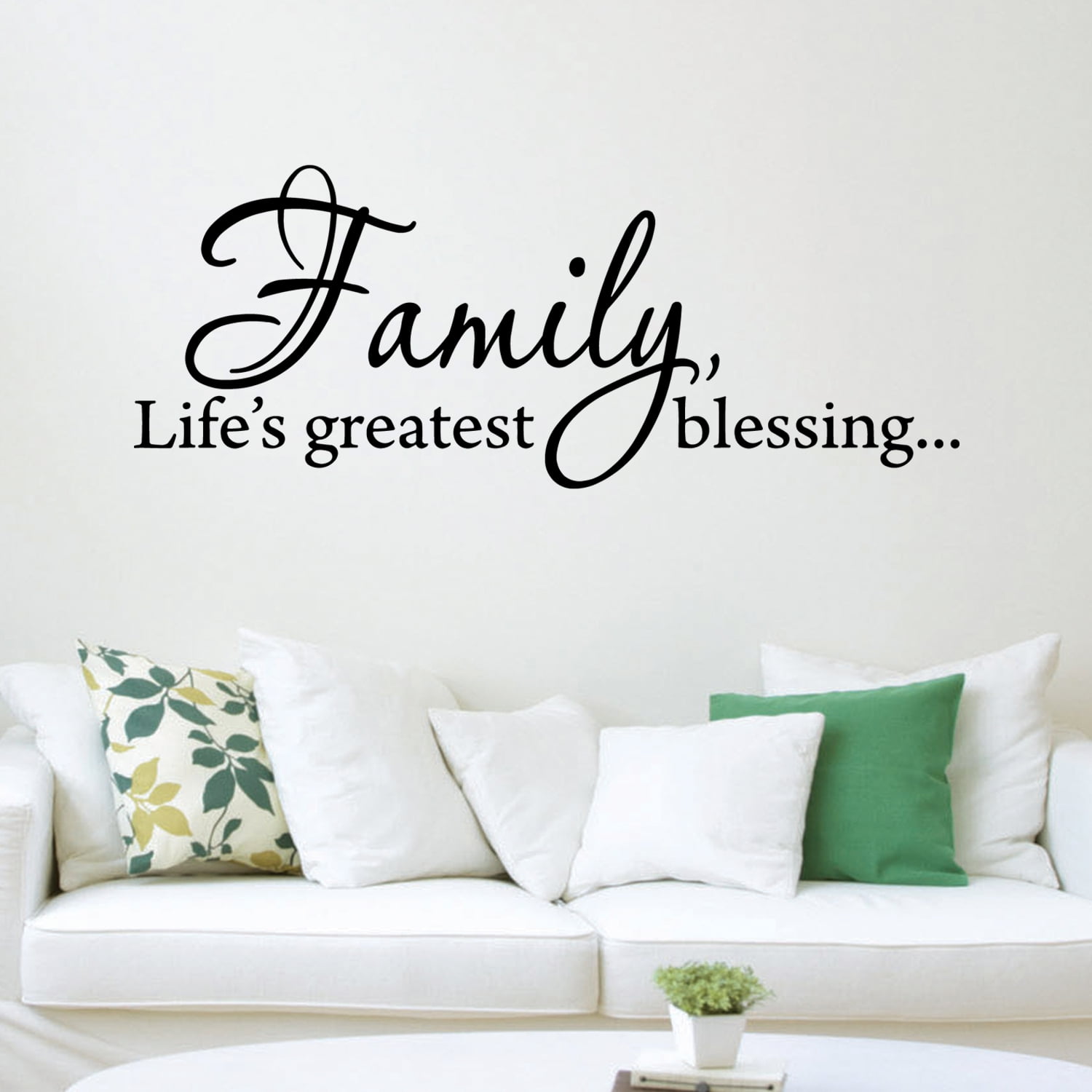 Family is a Gift Forever vinyl wall decal quote sticker decor Inspirational 