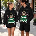 thumbnail image 2 of Afdoent Pet Carrier Hoodie Women Men Christmas Sweatshirt with Front Pocket Carry Pouch for Small Dogs and Cats Funny Holiday Graphic Hooded Sweatshirt, 2 of 5