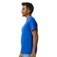 thumbnail image 4 of Gildan Cotton T-Shirt for Men, Short Sleeve Crew Neck Classic Fit Tee, Royal, Size 4XL, 9 Pack, 4 of 6