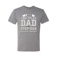 thumbnail image 2 of Wild Bobby,I Have Two Titles Dad and Step Dad Rock Them Both Step Dad Gift, Father's Day, Men Premium Tri Blend Tees, Premium Heather, Medium, 2 of 3
