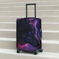 thumbnail image 6 of Rateoe Galactic Wolf Stare Printed Luggage Cover, Suitcase Protector Fits 18-32 Inch Luggage-Medium, 6 of 7