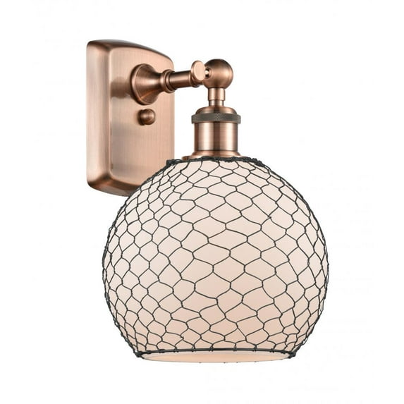 Innovations Lighting 516-1W Farmhouse Chicken Wire Farmhouse Chicken Wire 13" Tall