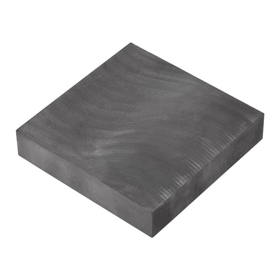 Uxcell Graphite Plate 100mmx100mmx20mm Graphite Blank Block Black 1 Pack