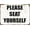 Warning Sign 3, variant on Vintage New Metal Tin Beware of Bob Sign - 12×8 Inches, Exterior Home Bar Dilapidated Wall Art Decor