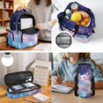 thumbnail image 5 of Jeiento Axolotl 17 Inch Large Capacity Schoolbag Set 4-Piece Lunch Bag Pencil Case Water Bottle Holder Galaxy Sky Lightweight Backpack for Girls Kids, 5 of 7