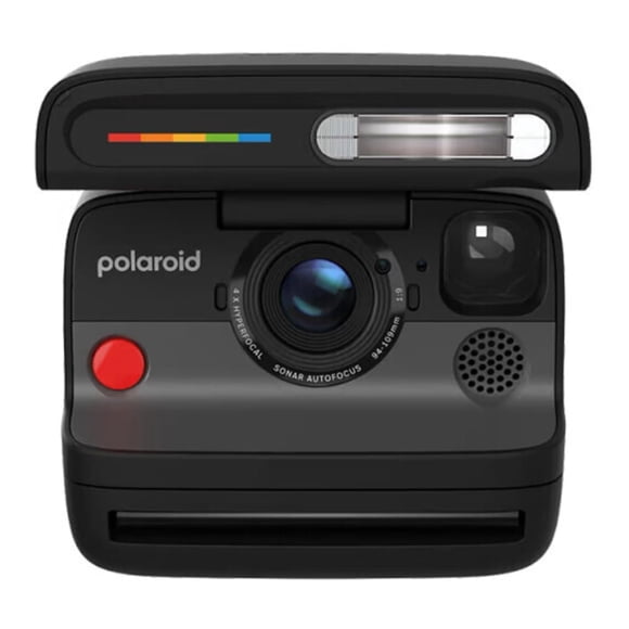 Cámara instantánea Polaroid Flip Sonar con enfoque automático negra