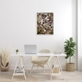 thumbnail image 2 of Stupell Industries Darkened Wildflower Cluster Group of Tuscan Florals Graphic Art White Framed Art Print Wall Art, 24x30, by Hannah Heemsbergen, 2 of 7