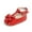 A04/Red, variant on Bonario Baby Girls Shoes Infant Mary Jane Dress Bowknot Princess Crib Flats for Newborn First Walkers 3-18 Months