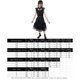 thumbnail image 2 of Disfraz Premium Vestido de tutú de tul negro para mujer Traje de estilo gótico vintage (Vestido de malla negro 152) Kuymtek Negro 7 - 8 años para Niña, 2 of 7