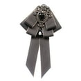 thumbnail image 5 of Segolike Bow Tie for Women Ribbon Brooch Gilrls Neck Tie ,Retro Style, Adjustable with Long Ribbon, Formal ,Fashion Necktie Brooch Pin for Wedding Teens Style I, 5 of 8