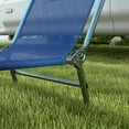 thumbnail image 6 of Outsunny Folding Chaise Lounge Pool Chairs, Set of 2 Outdoor Sun Tanning Chairs with Pillow, Five-Position Reclining Back for Beach, Dark Blue, 6 of 9