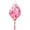 Pink, variant on Hfppkn Traditional Chinese Silk Hanging Party Lantern with Tassel, Waterproof Oriental Decor for Festivals Weddings 26cm Red