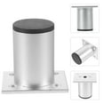 thumbnail image 2 of Masteelf 4pcs Metal Furniture Sofa Legs DIY Furniture Feet Adjustable Sofa Replacement Legs, 2 of 10