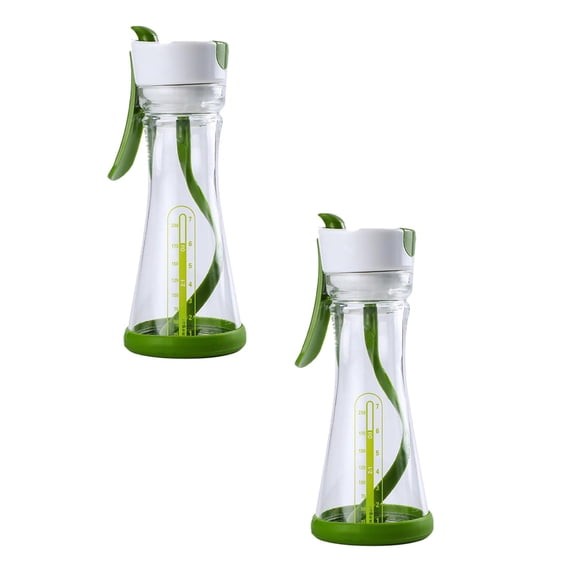 2Pcs Clearance Sale! Manual Rotating Dressing Mixer Bottle Stirring Bottle Seasoning Juice Mixer Cup Food Blender Practical Home Decor