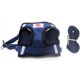 thumbnail image 3 of Arnés de entrenamiento suave Chaleco de tela de malla Arnés de chaleco para perros para cachorros, gatos, animales pequeños PS042 (M, azul oscuro) esquí esquí Gafas de esquí, 3 of 5
