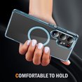 thumbnail image 2 of Dteck for Samsung Galaxy S25 Ultra Case, Compatible with MagSafe, Anti-Yellowing Slim Shockproof Magnetic Phone Case for Samsung Galaxy S25 Ultra 6.9" 2025,Blue, 2 of 7