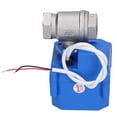 thumbnail image 3 of Mini Valve à Bille Électrique 1/2 Acier Inoxydable Méthode de Connexion CR01 Filetage BSP Standard DC12V, 3 of 14