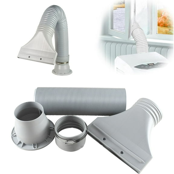 Ljxge Adjustable Air Conditioner Hose Kit 105Mm Diameter For Mobile Ac Ventilation Installation Tumble Dryers Kitchen Hoods Flexible 360 Degree Foldable