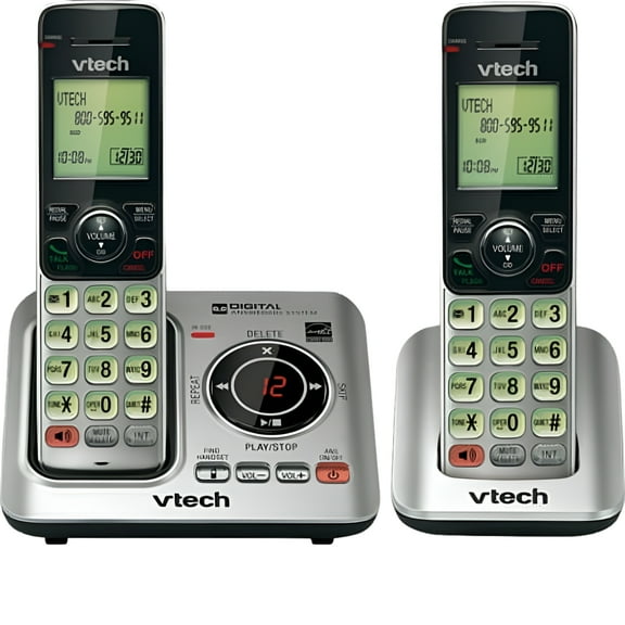 VTech CS6629-2 2 Handset Cordless Landline Phone with Power Consuming ECO Mode