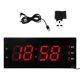 thumbnail image 1 of Reloj de pared digital electrónico con luces nocturnas, calendario de temperatura para el hogar y la oficina, enchufe de 100 a 240 V para Reino Unido, 1 of 10