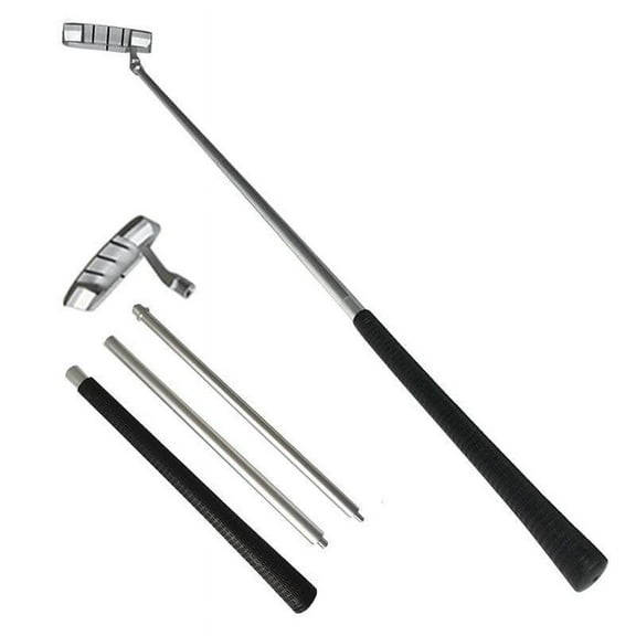 Easy Left & Right Hand Use, Includes Clubs & Accessories 3-Section Collapsible Two-Way Putter for Kids & Adults